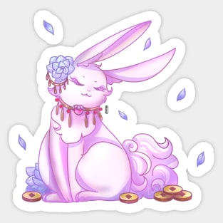 Elegant Bunny Sticker